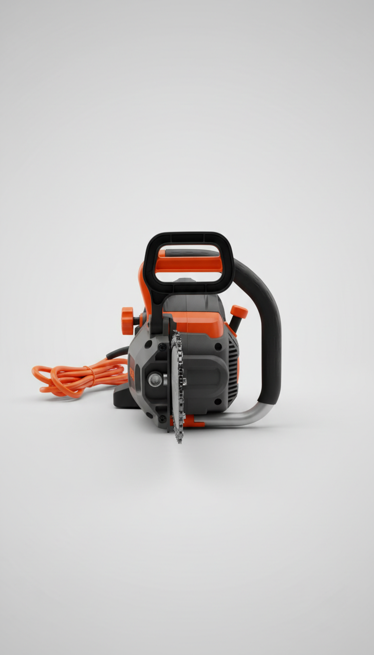 18-inch electric chainsaw with steel blade